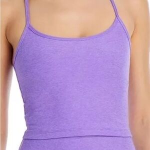 Beyond Yoga Violet Heather Tank Top
